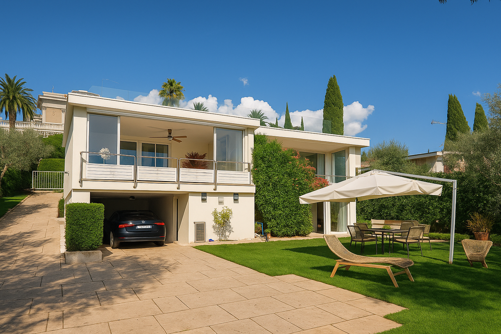 Lago di Garda - Villa esclusiva fronte lago con rooftop e accesso diretto alla spiaggia