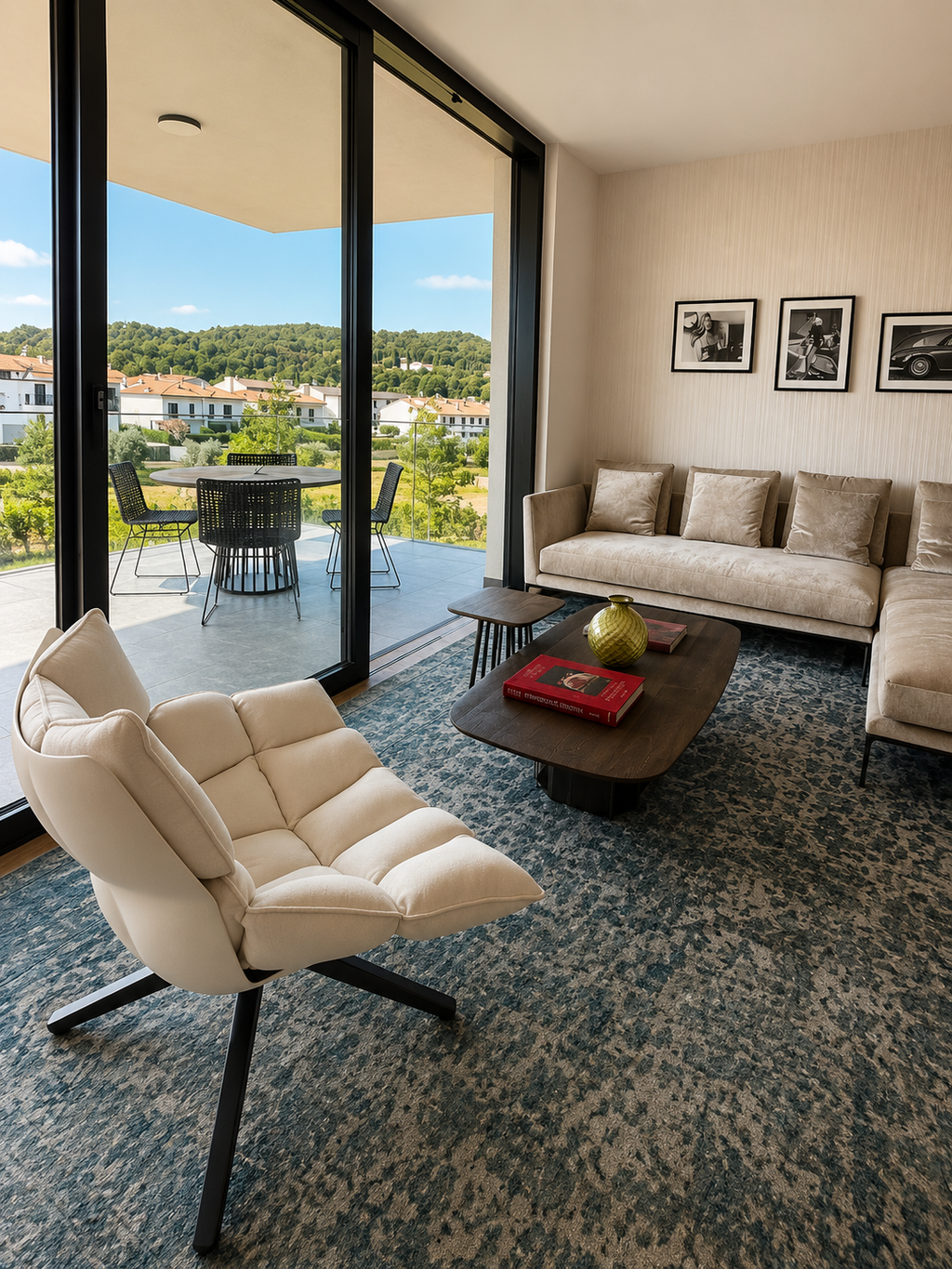 Cunettone -- Hügel von Salò -- Möbliertes Design-Apartment mit Terrasse