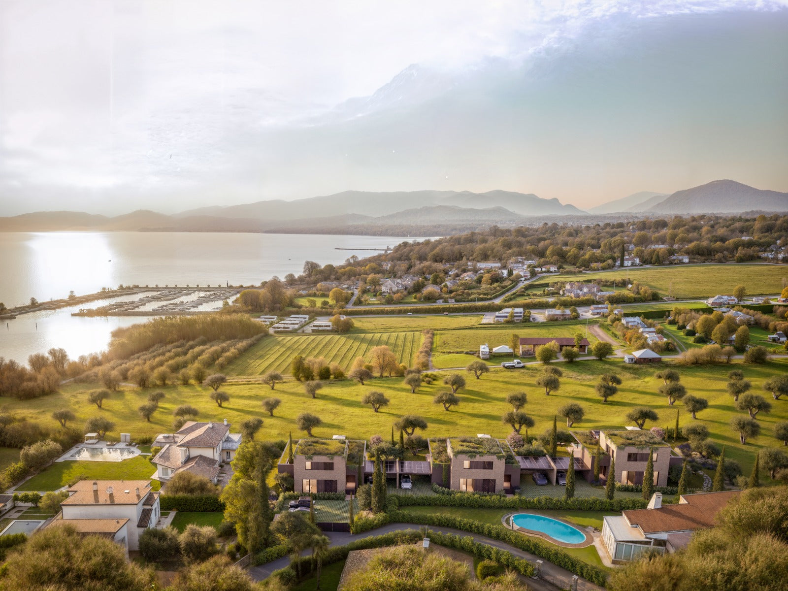 Lazise - Ville delle Ninfee — Luxusvillen mit Seeblick