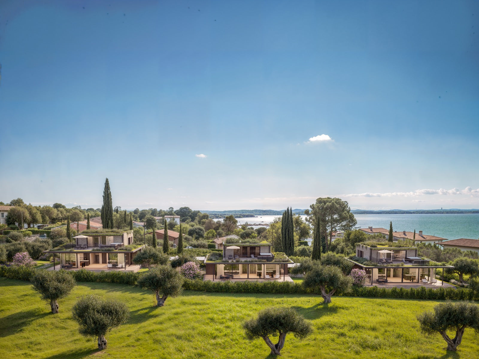Lazise - Ville delle Ninfee — Luxusvillen mit Seeblick