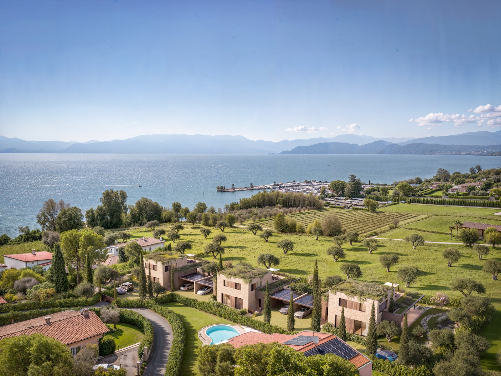 Lazise - Ville delle Ninfee — Luxusvillen mit Seeblick