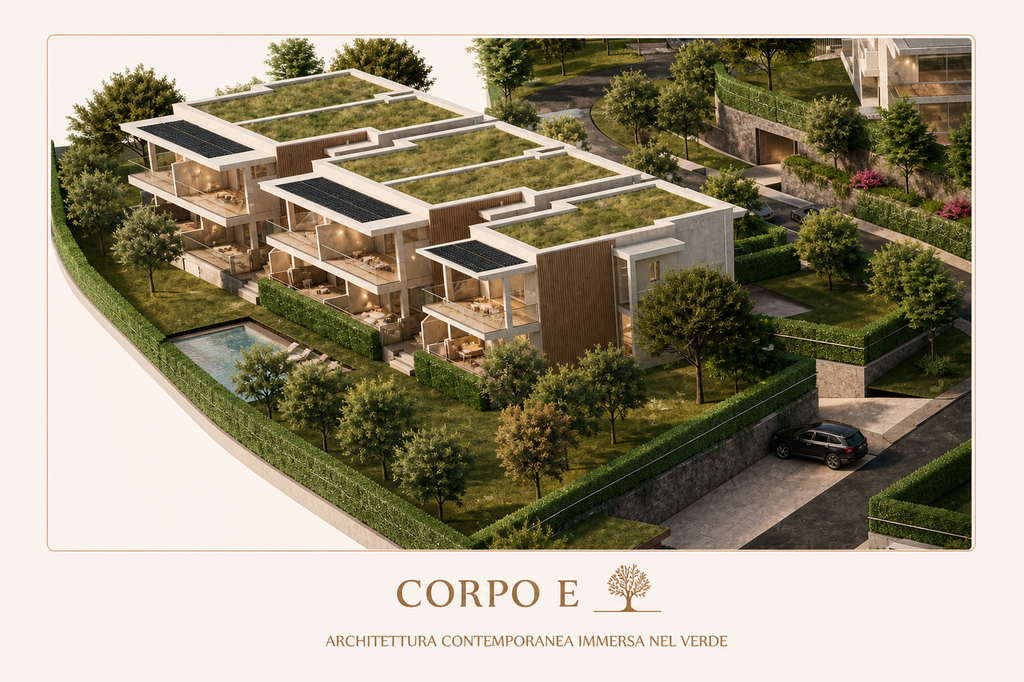 Appartamenti di lusso con vista lago, giardino privato e piscina