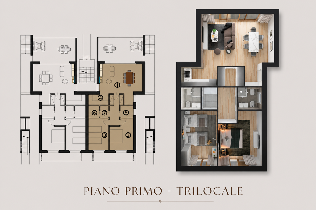 Appartamenti di lusso con vista lago, giardino privato e piscina