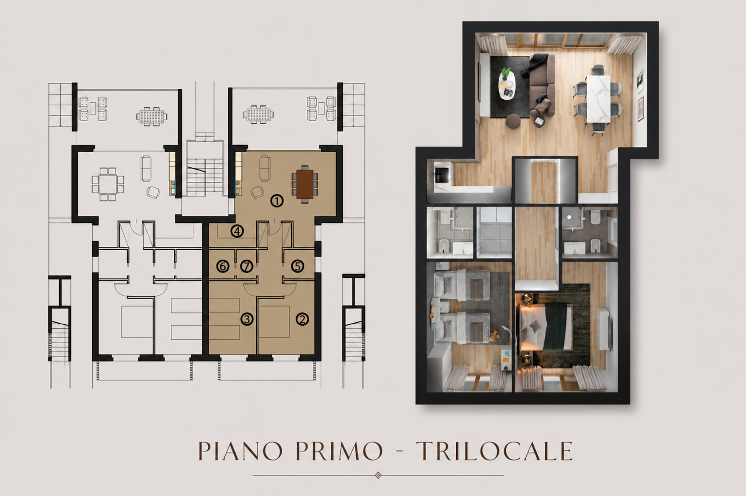 Appartamenti di lusso con vista lago, giardino privato e piscina